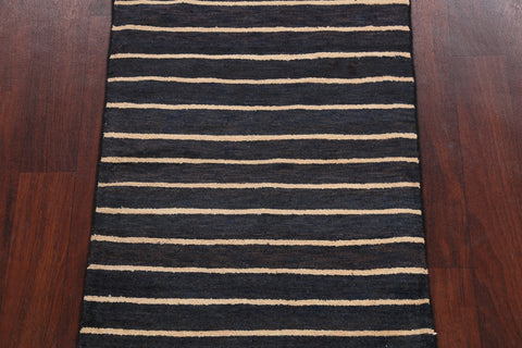 Stripe Modern Gabbeh Kashkoli Oriental Area Rug 3x4