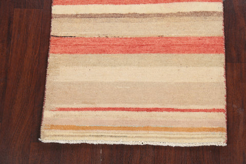 Contemporary Gabbeh Kashkoli Oriental Area Rug 3x4