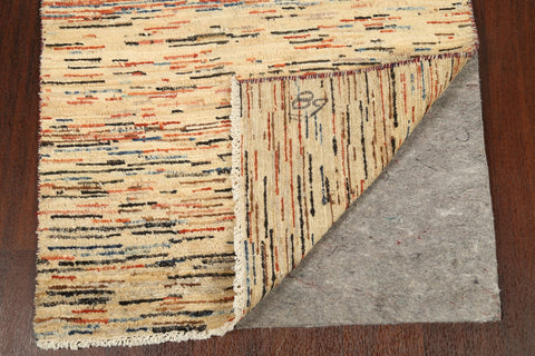 Abstract Gabbeh Kashkoli Contemporary Rug 3x4