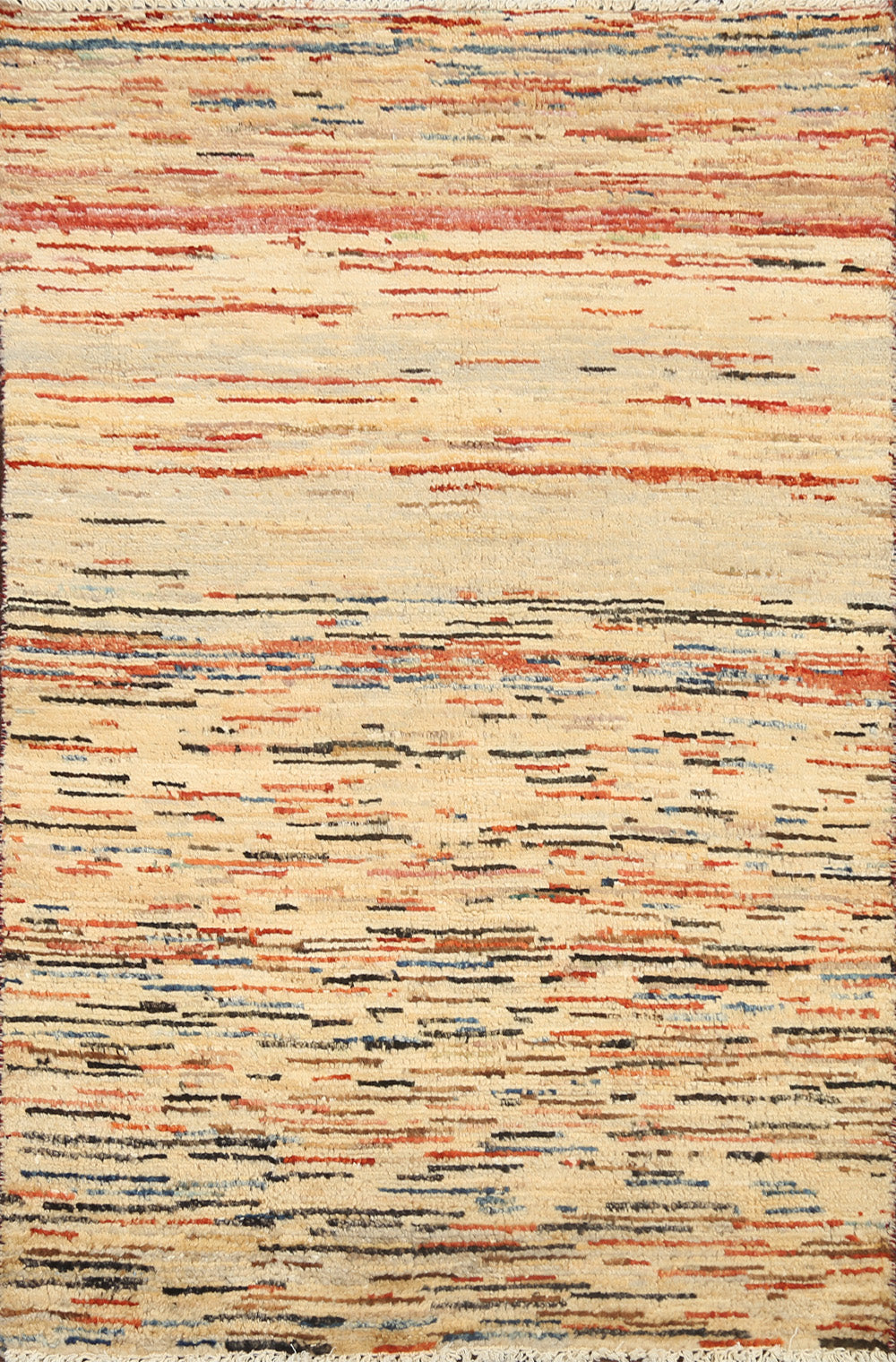 Abstract Gabbeh Kashkoli Contemporary Rug 3x4