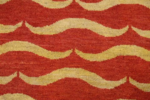 Contemporary Gabbeh Kashkoli Area Rug 4x6