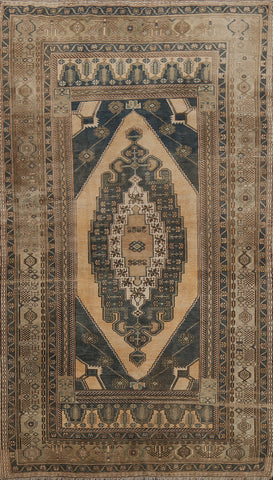 Tribal Geometric Anatolian Oriental Area Rug 4x8