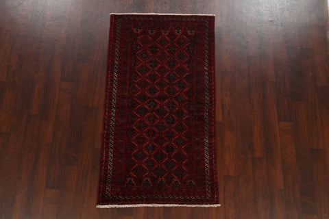 Geometric Balouch Persian Area Rug 3x6