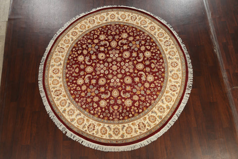 Floral Royal-Tabriz Oriental Area Rug 8x8 Round