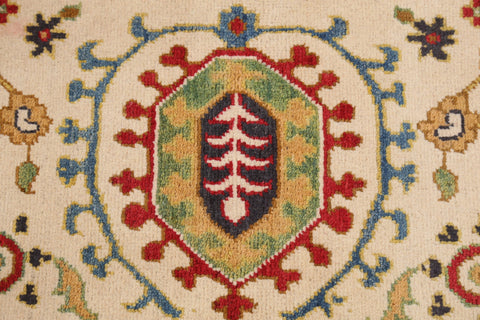 Floral Kazak Oriental Area Rug 6x9