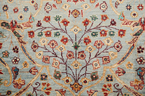 All-Over Floral Ziegler Oriental Area Rug 7x10