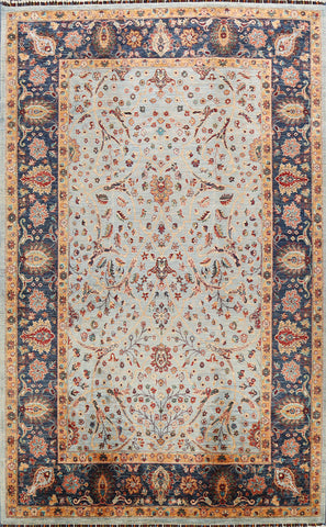 All-Over Floral Ziegler Oriental Area Rug 7x10