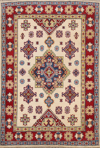 Geometric Kazak Oriental Area Rug 5x7