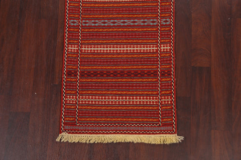 Tribal Kilim Sirjan Persian Runner Rug 2x7