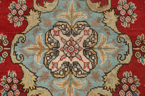 Floral Red Persian Area Rug 4x7