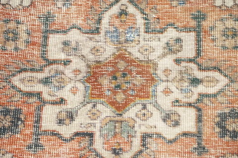 Antique Gharajeh Persian Runner Rug 2x7