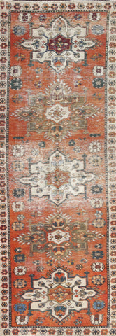 Antique Gharajeh Persian Runner Rug 2x7