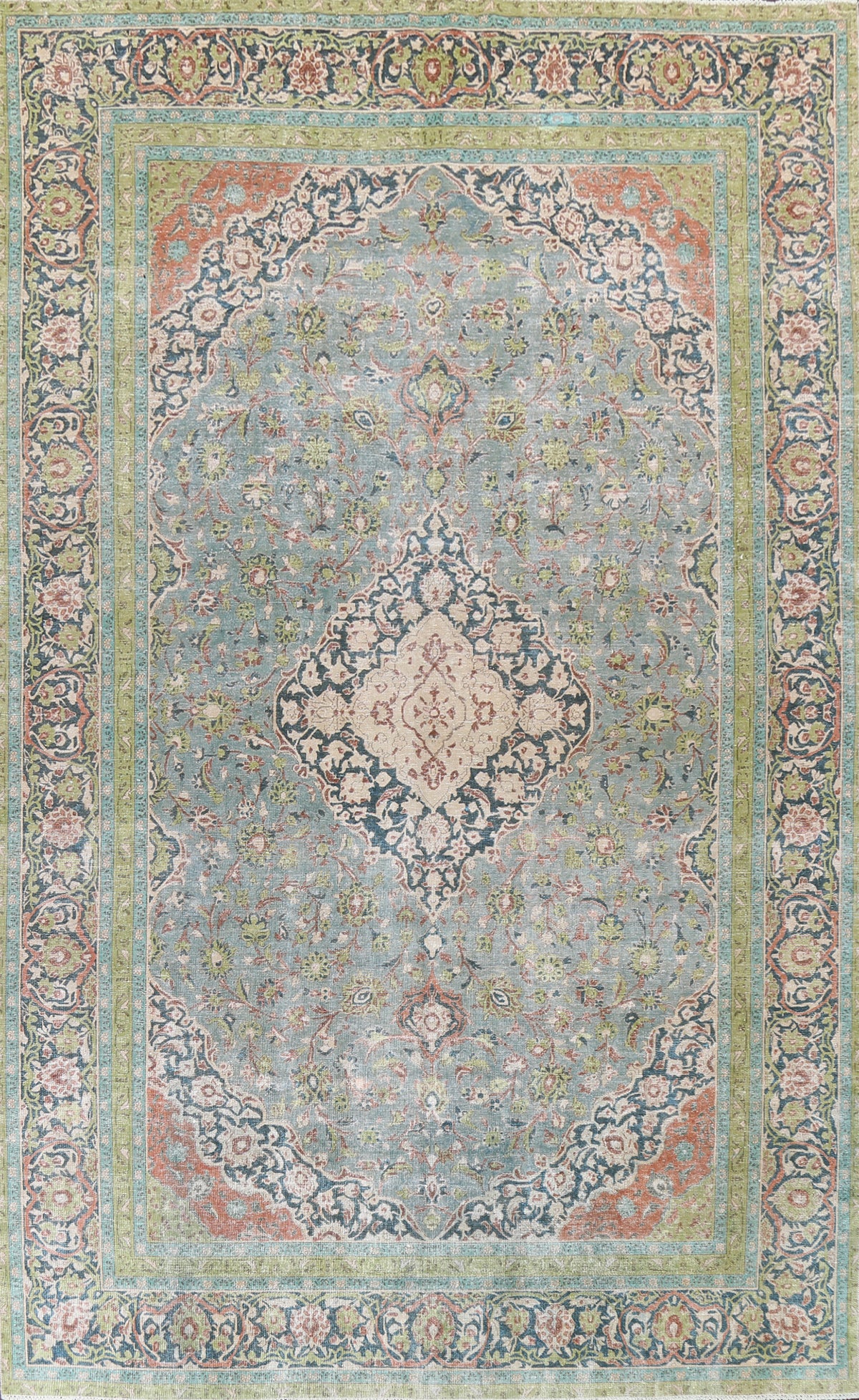 Traditional Kashan Persian Area Rug 9x13