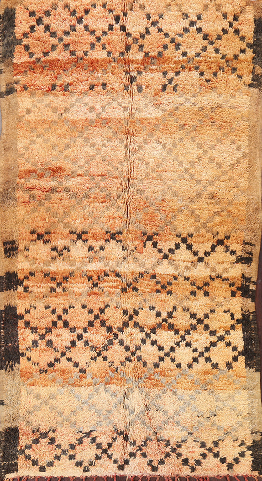 Trellis Moroccan Wool Area Rug 5x10