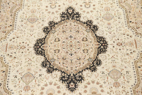 Vegetable Dye Tabriz Wool Area Rug 10x14