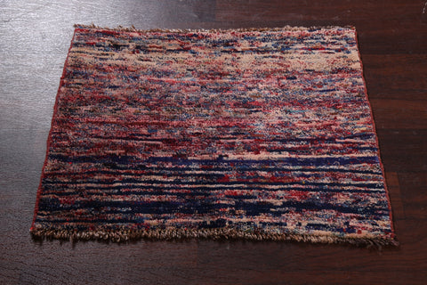 Abstract Gabbeh Persian Wool Rug 2x3