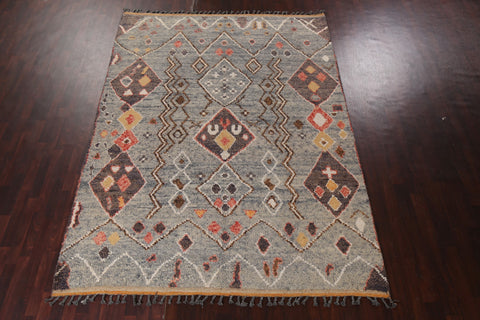 Geometric Moroccan Handmade Area Rug 8x11