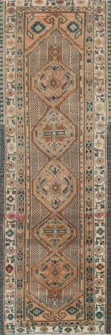 Handmade Ardebil Persian Runner Rug 3x9