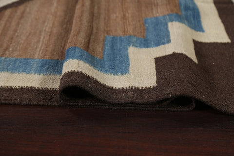 Natural Dye Kilim Oriental Runner Rug 4x12