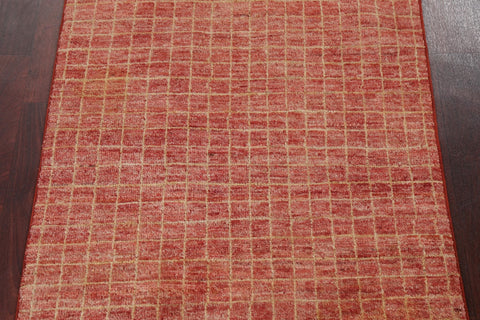 Checkered Gabbeh Kashkoli Oriental Wool Rug 3x4