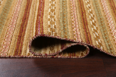 Handmade Gabbeh Kashkoli Oriental Wool Rug 4x6