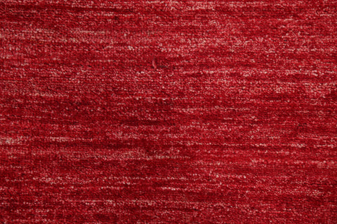 Red Wool Gabbeh Kashkoli Oriental Runner Rug 3x9