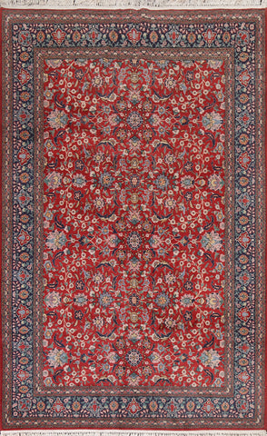 Vegetable Dye Red Hereke Handmade Turkish Rug 6x10