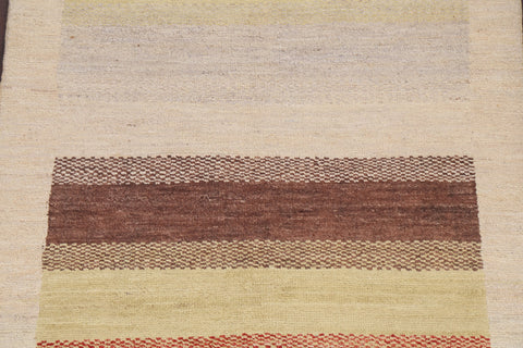 Striped Gabbeh Kashkoli Oriental Area Rug 4x6