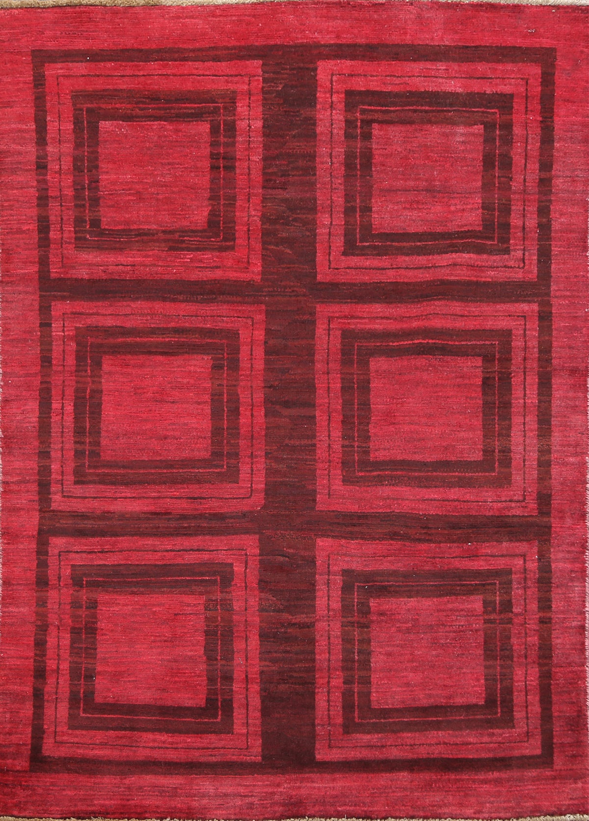 Geometric Wool Gabbeh Kashkoli Oriental Area Rug 4x5