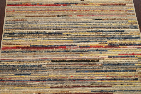 Striped Gabbeh Kashkoli Oriental Handmade Rug 3x5