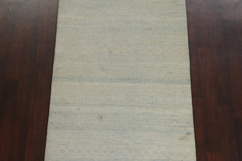 Hand-Knotted Gabbeh Kashkoli Oriental Area Rug 4x6