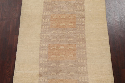 Handmade Gabbeh Kashkoli Oriental Area Rug 5x6