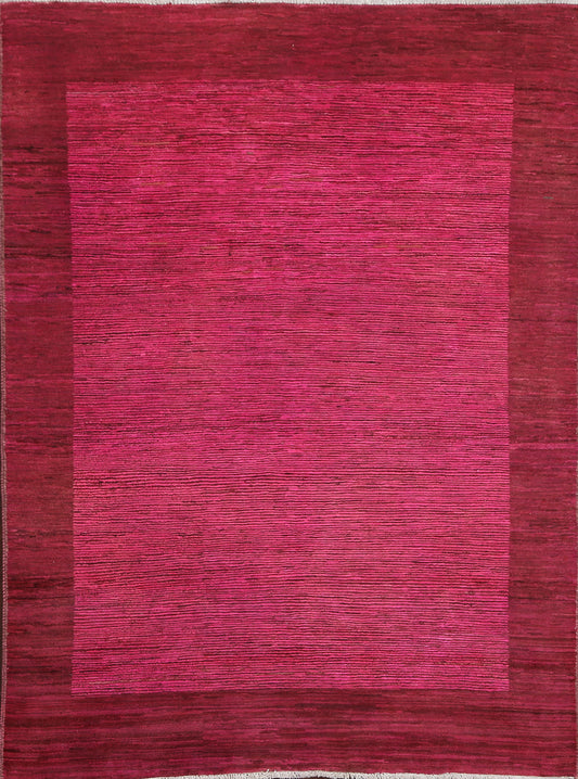 Contemporary Gabbeh Kashkoli Oriental Wool Rug 5x6