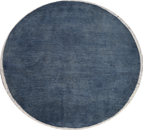 Handmade Wool Gabbeh Kashkoli Oriental Round Rug 5x5