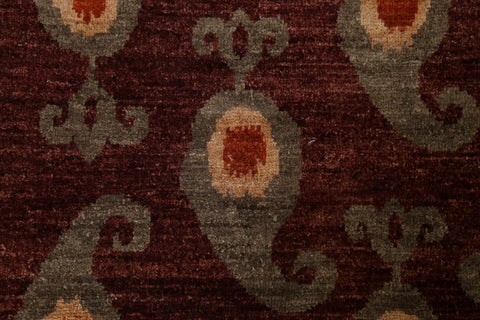 Paisley Handmade Gabbeh Kashkoli Oriental Area Rug 7x8