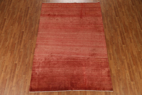 Handmade Gabbeh Kashkoli Modern Area Rug 6x9