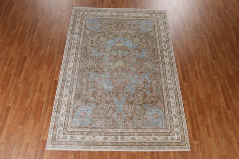 Handmade Wool Oushak Turkish Area Rug 7x10