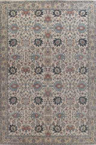 All-Over Floral Sultanabad Ziegler Turkish Area Rug 10x13