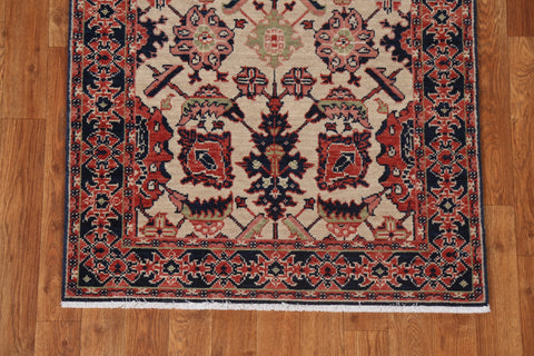 Handmade Wool Turkish Ziegler Runner Rug 3x8