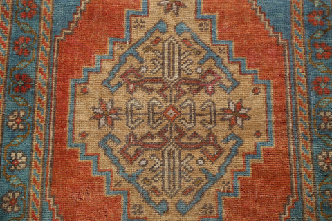 Vegetable Dye Wool Oushak Oriental Rug 2x4