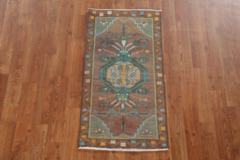 Hand-Knotted Oushak Oriental Wool Rug 2x3