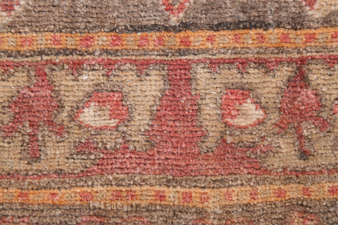 Antique Look Vegetable Dye Oushak Turkish Rug 2x4