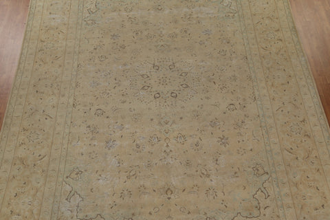 Vintage Wool Traditional Kashan Large Persian Rug 11x15