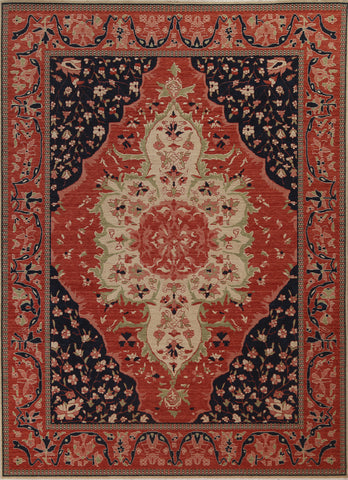 Floral Sarouk Farahan Wool Turkish Rug 8x10