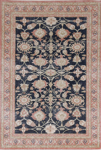 Floral Sultanabad Ziegler Turkish Wool Rug 5x7