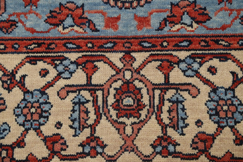 Geometric Heriz Serapi Turkish Area Rug 5x7