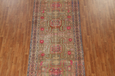 Geometric Ardebil Persian Runner Rug 4x10