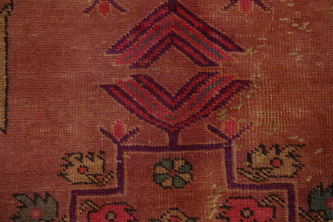 Geometric Wool Meshkin Persian Rug 5x11