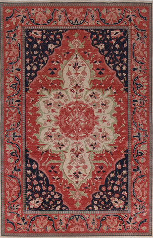 Geometric Sarouk Farahan Oriental Area Rug 7x10