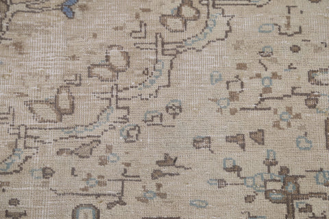 Distressed Wool Kerman Persian Area Rug 6x9